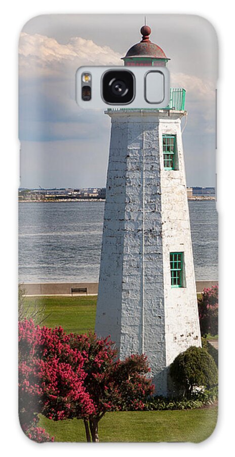 Old Point Comfort Light Galaxy Case featuring the photograph Old Point Comfort Light by Jerry Gammon