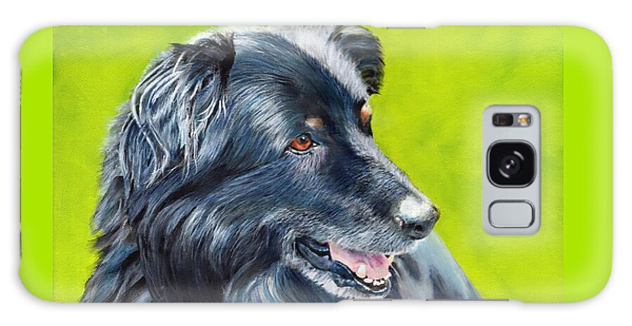 Dog Galaxy Case featuring the painting Old Shep by John Neeve