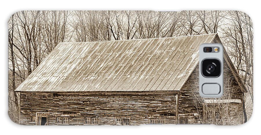 Old Weathered Barn Galaxy Case featuring the photograph Old Weathered Barn II by Alana Ranney