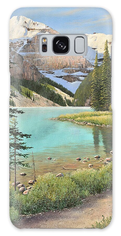 Landscape Galaxy Case featuring the painting On A Summer's Day by Jake Vandenbrink