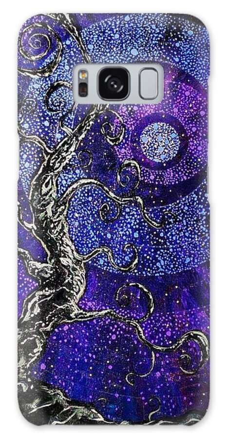 Contemporary Art Galaxy Case featuring the painting On The Arrow by Joel Tesch