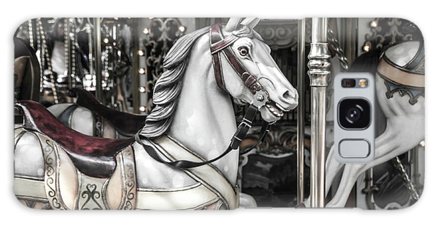 Carousel Galaxy Case featuring the photograph On the Merry go Round by Adriana Zoon