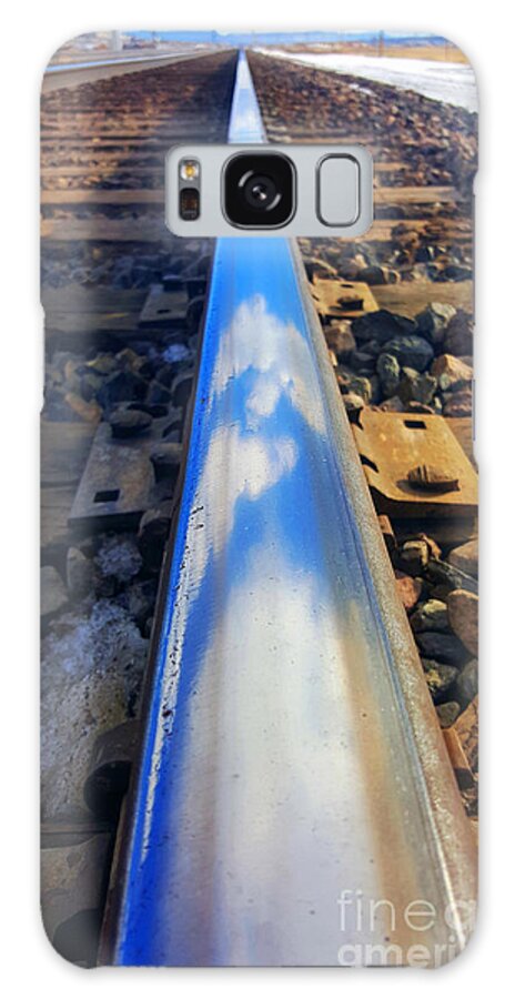 Southwest Landscape Galaxy Case featuring the photograph On the rail by Robert WK Clark