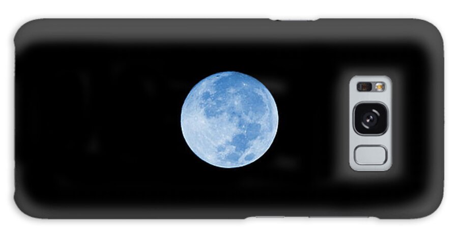 Blue Moon Galaxy Case featuring the photograph Once In A Blue Moon by Colleen Cornelius