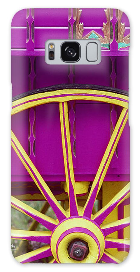 Carriage Galaxy Case featuring the photograph Once Upon A Purple Carriage by Marc Nader