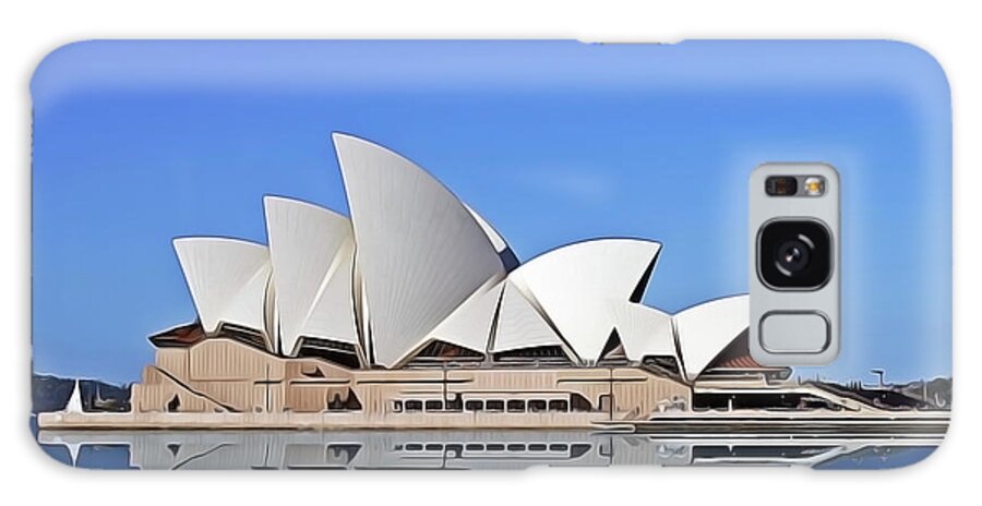 Opera House Galaxy Case featuring the painting Opera House by Harry Warrick