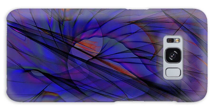 Abstract Galaxy Case featuring the digital art Opposition by Alexis Baranek