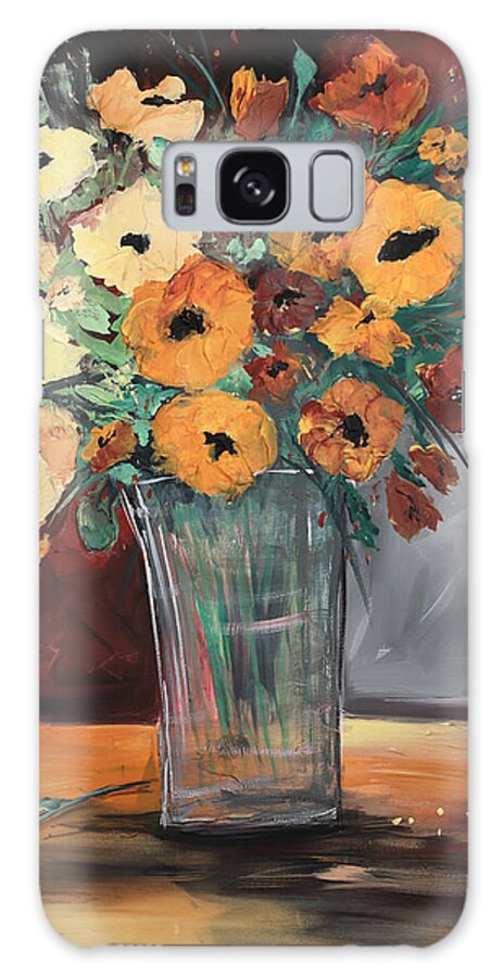 Flowers Galaxy Case featuring the painting Orange Blossoms by Terri Einer