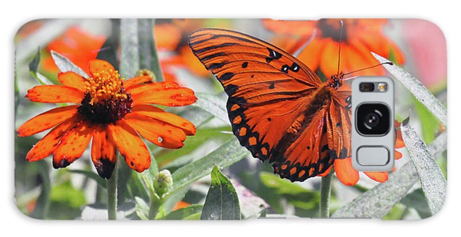 Nature Galaxy Case featuring the photograph Orange Butterfly by Kay Lovingood