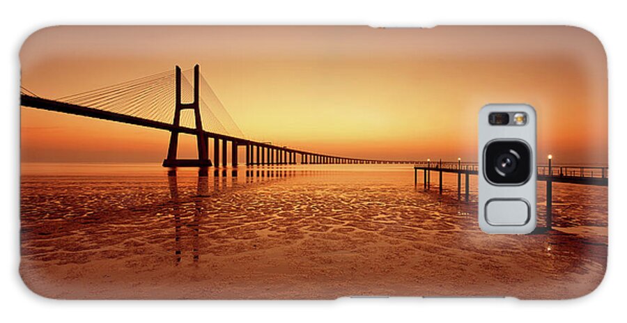 Lisbon Galaxy Case featuring the photograph Orange Morning by Jorge Maia