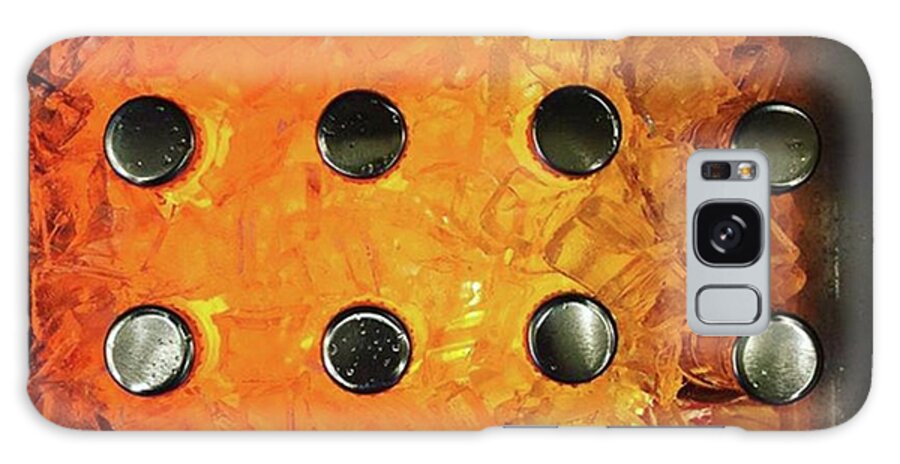 Seatac Galaxy Case featuring the photograph Orange Pop! #orange #pop #sodapop by Ginger Oppenheimer