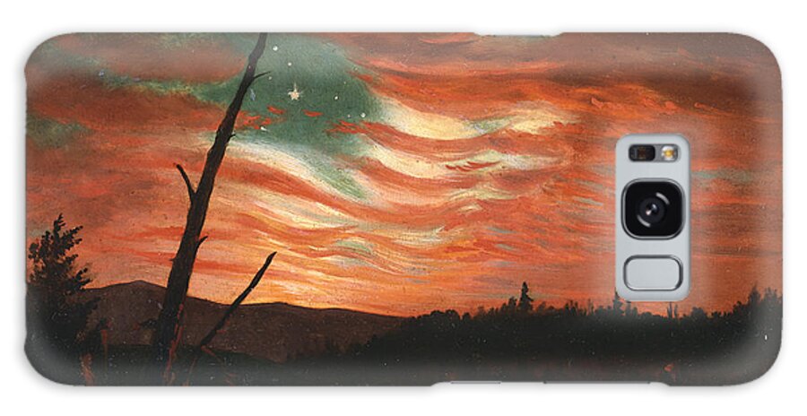 Our Galaxy Case featuring the painting Our Banner in the Sky by Frederic Edwin Church