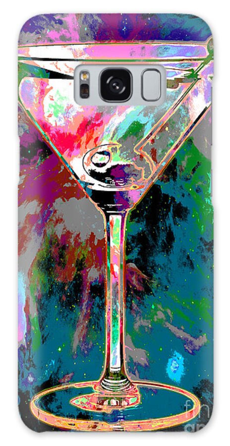 Martini Galaxy Case featuring the photograph Out of this World Martini by Jon Neidert