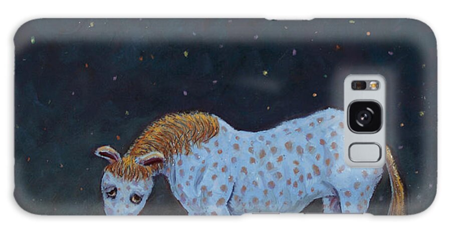 Retirement Galaxy Case featuring the painting Out to Pasture by James W Johnson