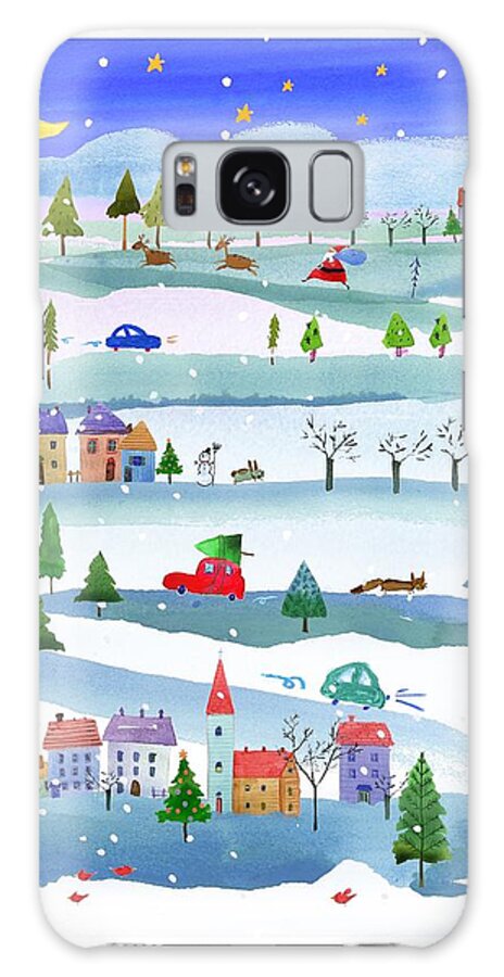 Animals Galaxy Case featuring the photograph Outdoor Christmas Events Linked by Gillham Studios