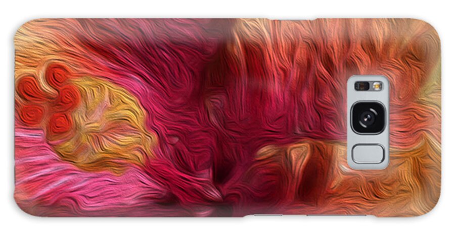 Hibiscus Galaxy Case featuring the digital art Outside the music room by Vincent Franco
