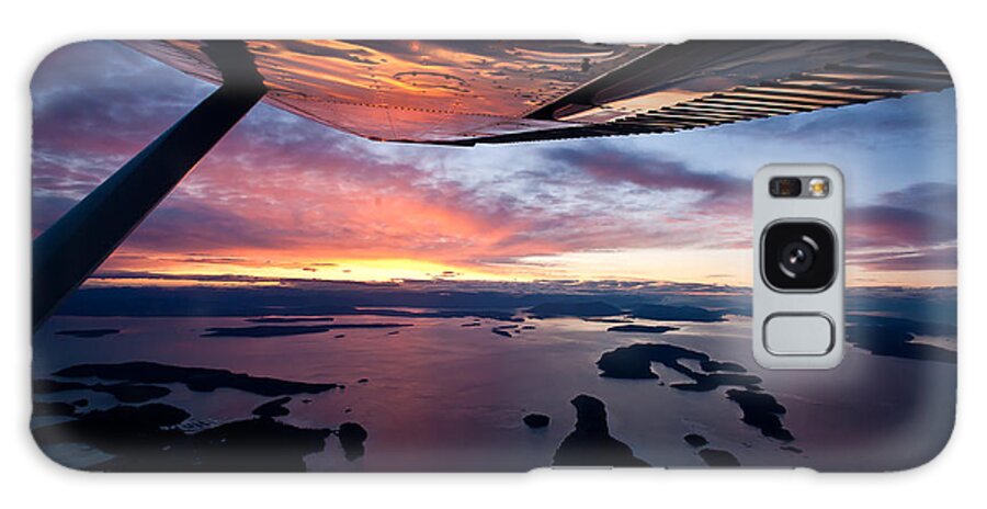San Juan Islands Galaxy Case featuring the photograph Over the San Juans by Mike Reid