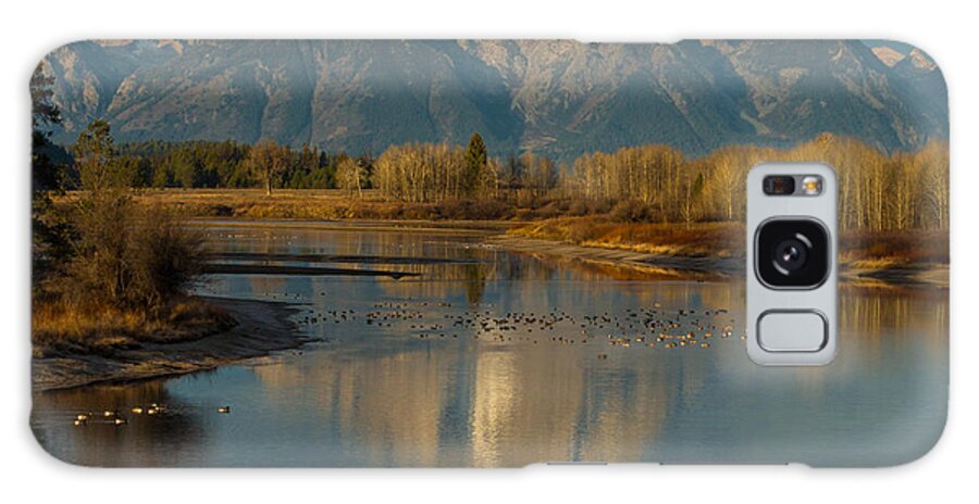Mountain Galaxy S8 Case featuring the photograph Oxbow Bend by Brian Governale