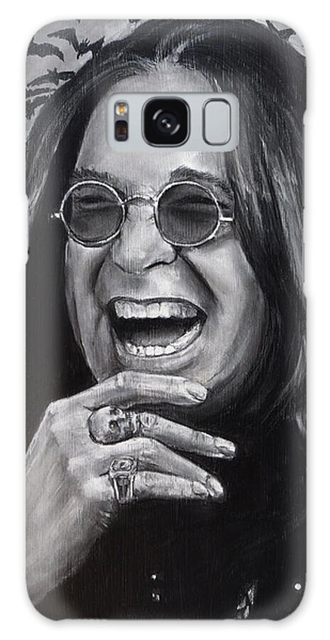 Ozzy Galaxy Case featuring the drawing Ozzy by William Underwood