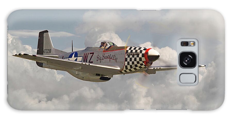 Aircraft Galaxy Case featuring the digital art P51 Mustang - WW2 Classic Icon by Pat Speirs