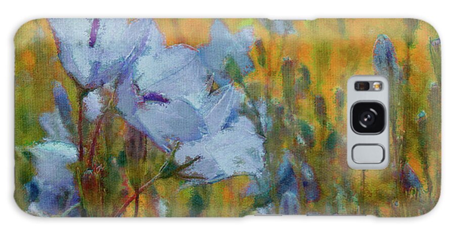 Flowers Galaxy Case featuring the digital art Painterly Bluebells by Rebecca Langen