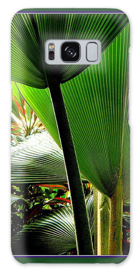 Tropical Galaxy S8 Case featuring the photograph Palm Magic by Mindy Newman