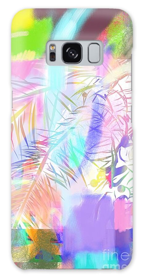 Palms Galaxy Case featuring the digital art Palms by Joe Roache