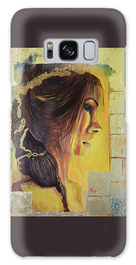 Portraits Galaxy Case featuring the painting Pandora by Toni Willey