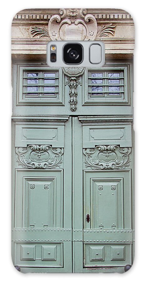 Paris Doors Galaxy Case featuring the photograph Paris Doors No. 29 - Paris, France by Melanie Alexandra Price