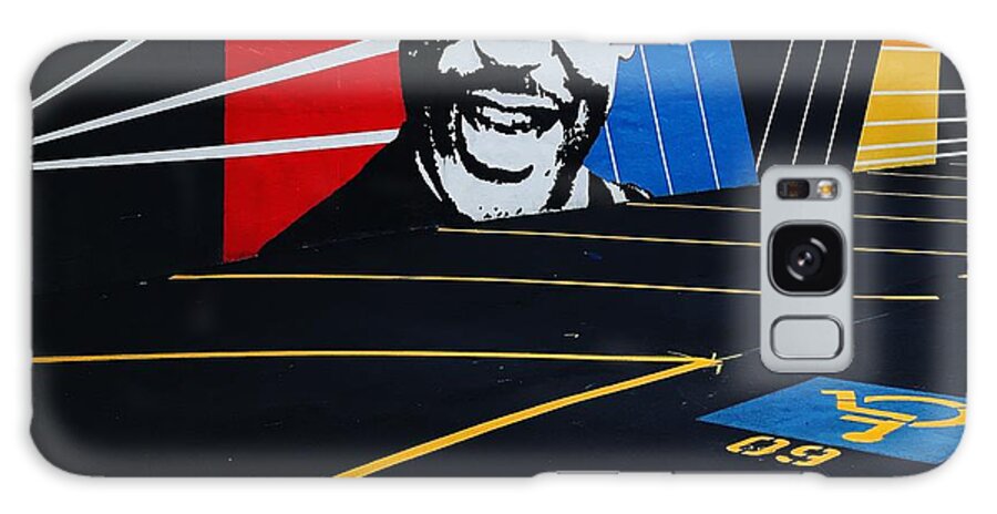 Martin Luther King Galaxy Case featuring the photograph Park and Lead or leave and follow by LeLa Becker