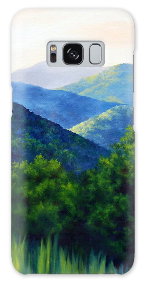 Parkway Galaxy Case featuring the painting Parkway Overlook by Rachel Lawson