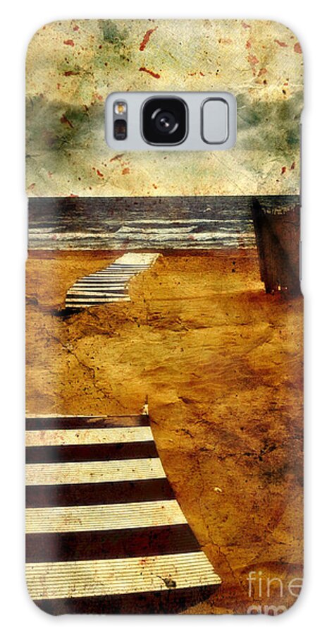 Path Galaxy Case featuring the photograph Pathway to the sea II by Silvia Ganora
