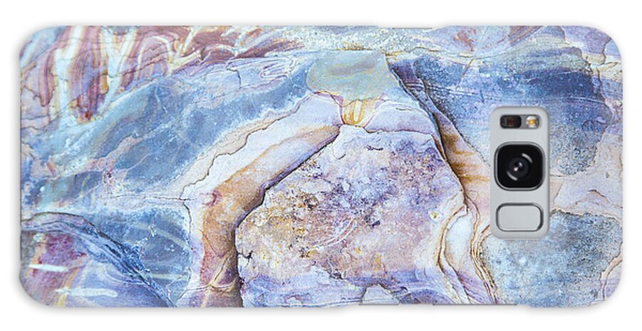 Patterns Galaxy Case featuring the photograph Patterns in Rock 2 by Kathy Adams Clark