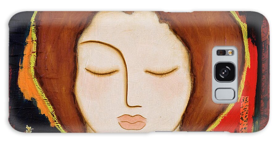 Icon Galaxy Case featuring the painting Peace Messenger by Gloria Rothrock