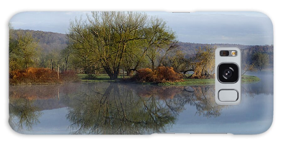 Peaceful Galaxy Case featuring the photograph Peaceful Reflection Landscape by Christina Rollo