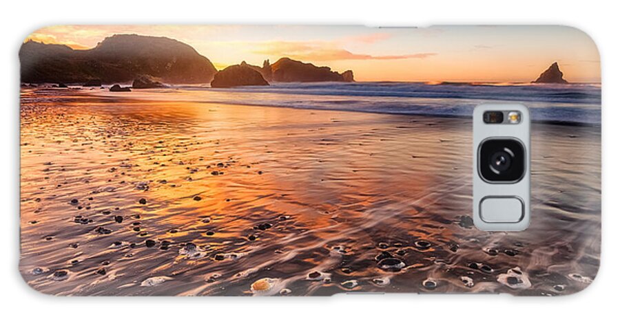 Sunrise Galaxy Case featuring the photograph Pebble Beach by Darren White