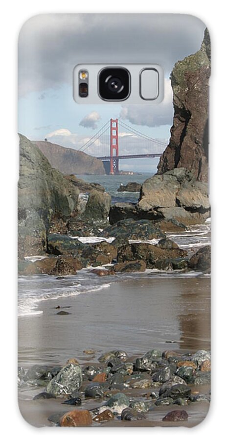 Golden Gate Bridge Galaxy Case featuring the photograph Peek-a-boo Bridge by Jeff Floyd CA