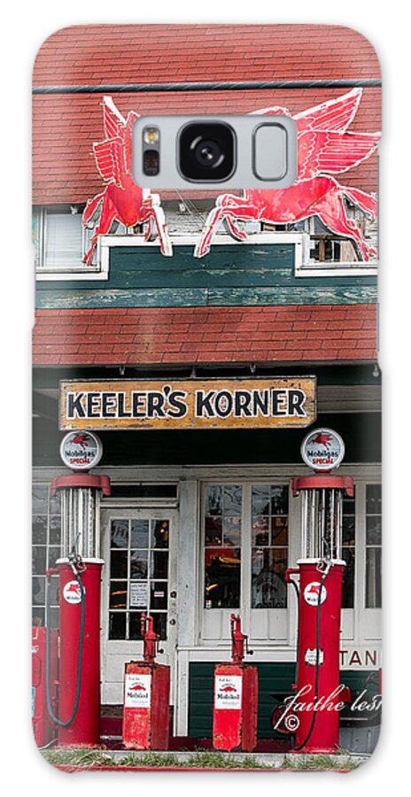 Keeler's Korner Galaxy Case featuring the photograph Pegasus at Keeler's Korner I #2 by E Faithe Lester