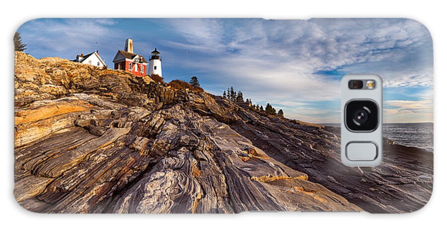 Lighthouse Galaxy Case featuring the photograph Pemaquid Point by Darren White