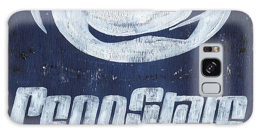 Penn State Galaxy Case featuring the painting Penn State by Debbie DeWitt