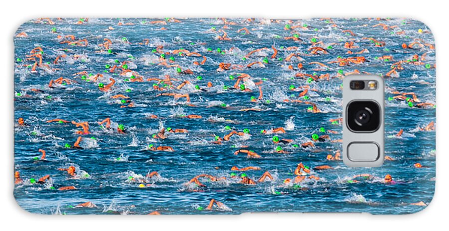 Photography Galaxy Case featuring the photograph People Competing In The Ford Ironman by Panoramic Images