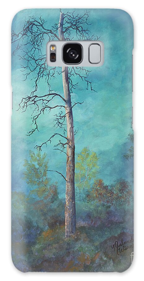Ponderosa Pine Galaxy Case featuring the painting Perishing Ponderosa by Malanda Warner