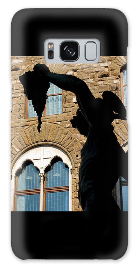 Statue Galaxy Case featuring the photograph Perseus and Medusa by Jodie Marie Anne Richardson Traugott     aka jm-ART