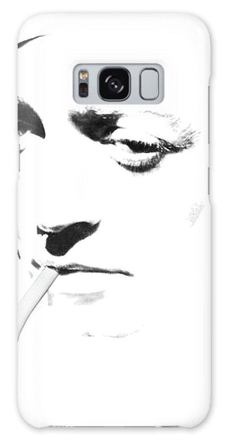 Abstracts Galaxy Case featuring the digital art Peter Lorre 2 by Bruce IORIO