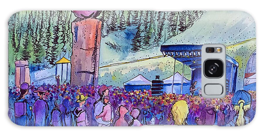 Peter Rowen Galaxy S8 Case featuring the painting Peter Rowen at Copper Mountain by David Sockrider