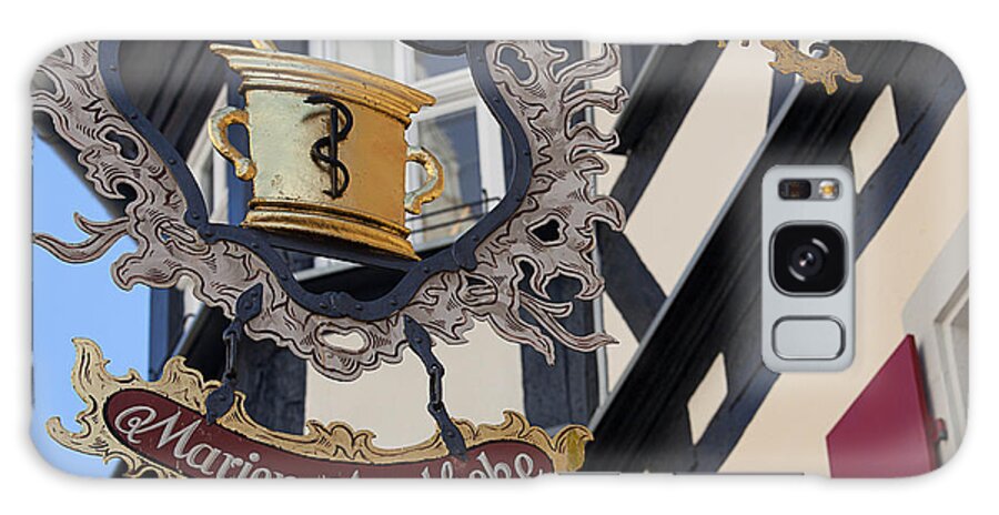 Apotheke Galaxy Case featuring the photograph Pharmacy Sign by Shirley Radabaugh