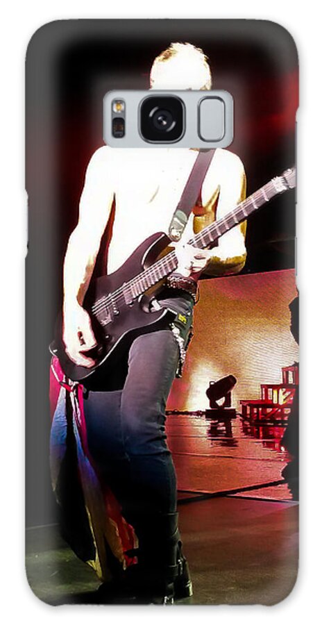 Phil Collen Of Def Leppard 6 Galaxy Case featuring the photograph Phil Collen of Def Leppard 6 by David Patterson
