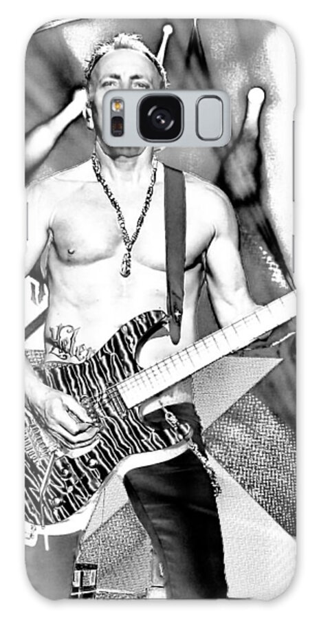 Phil Collen With Def Leppard Galaxy Case featuring the photograph Phil Collen with Def Leppard by David Patterson
