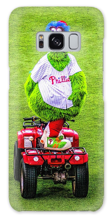Phillies Galaxy S8 Case featuring the photograph Phillie Phanatic Scooter by Nick Zelinsky Jr