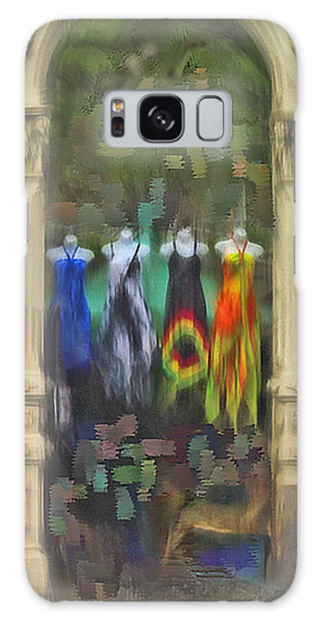 Digital Galaxy Case featuring the digital art Piller Dresses by Dale Stillman